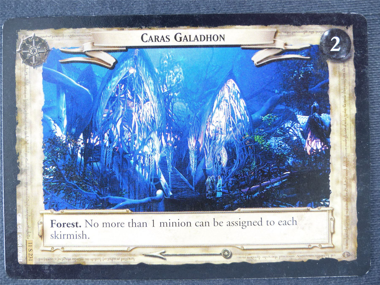 Caras Galadhon 11 S 231 - played - LotR Cards #IO