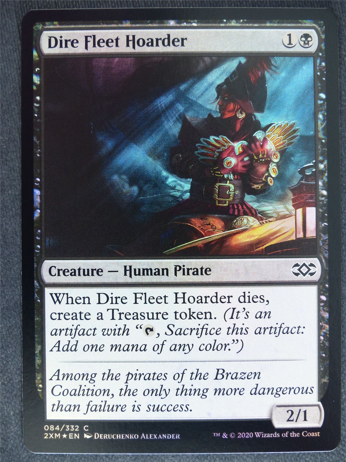 Dire Fleet Hoarder Foil - Double Masters - Mtg Magic Cards #3A