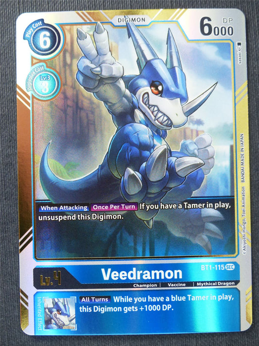 Veedramon BT1-115 SEC - Digimon Cards #OS