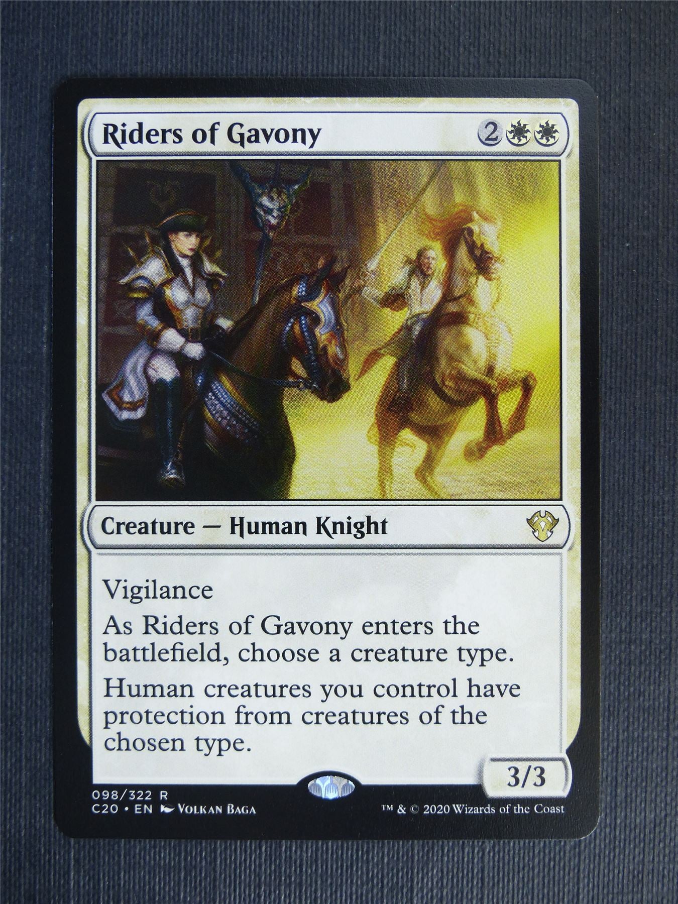 Riders of Gavony - C20 - Mtg Card