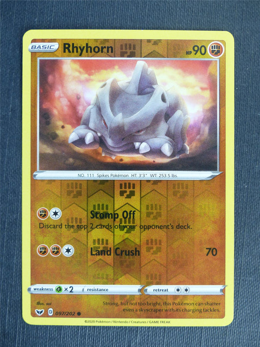 Rhyhorn 097/202 Reverse Holo - Pokemon Cards #2K4