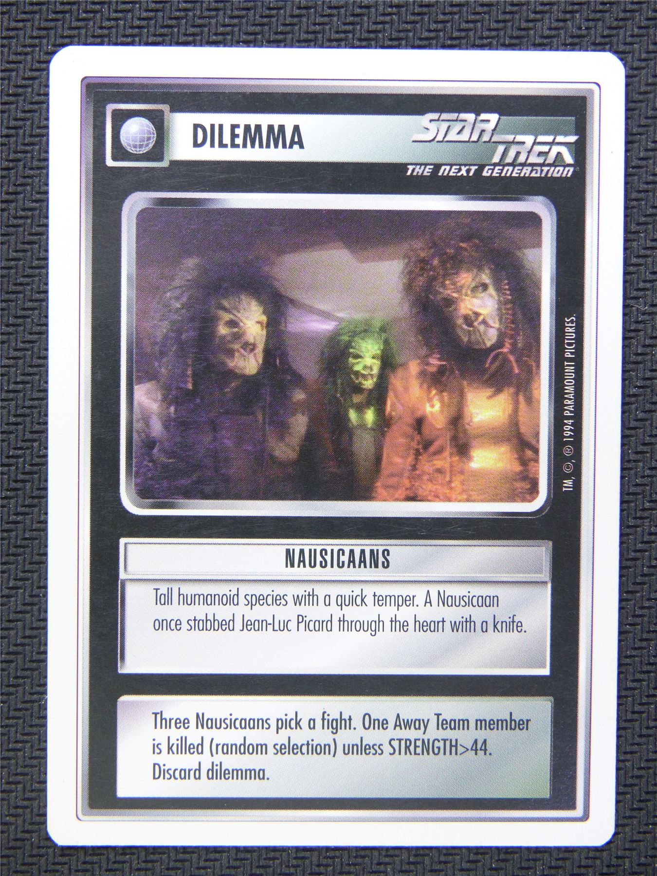 Dilemma Nausicaans - Star Trek CCG Next Gen #4XE