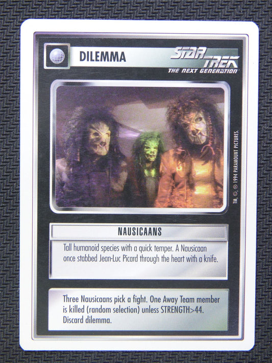 Dilemma Nausicaans - Star Trek CCG Next Gen #4XE