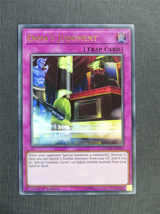 Enma's Judgment DUOV Ultra Rare - 1st ed - Yugioh Cards #2XQ