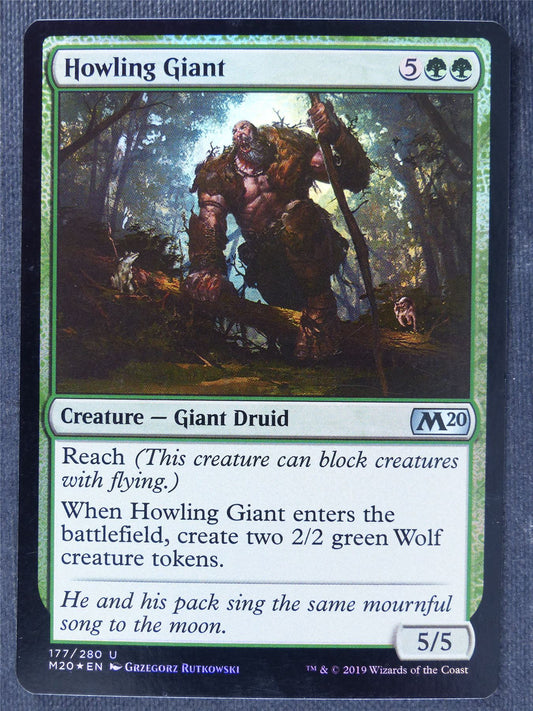 Howling Giant Foil - Mtg Magic Cards #QR
