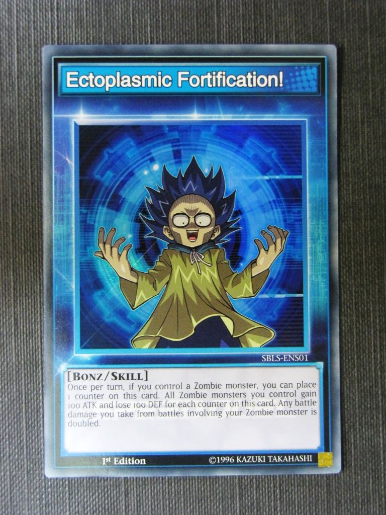 Ectoplasmic Fortification! SBLS Super Rare - 1st ed - Yugioh Cards # 9J24