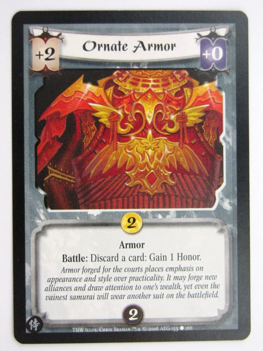 Vintage L5R Cards: ORNATE ARMOR # 27E68