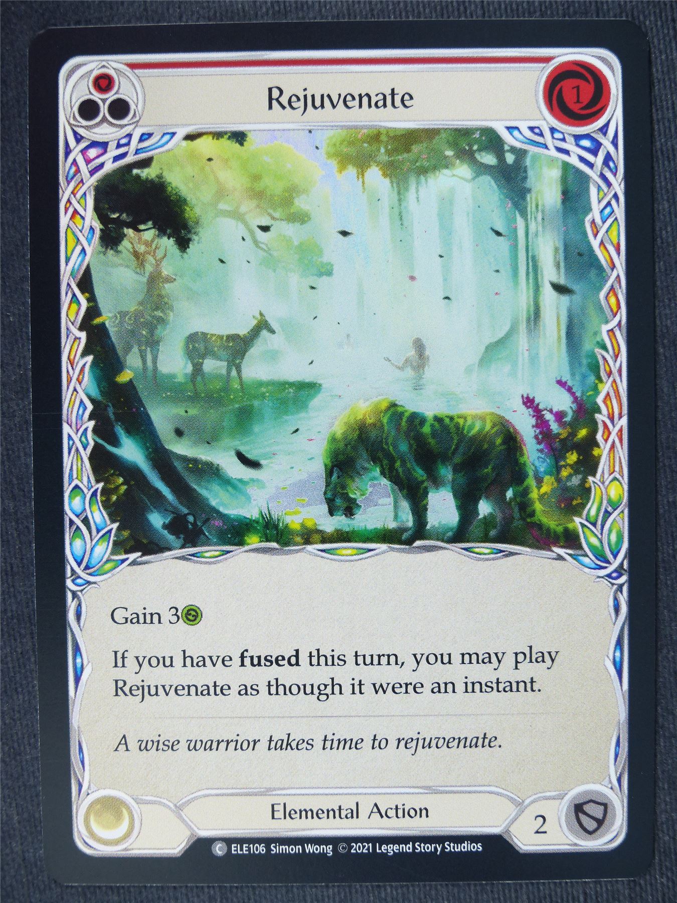 Rejuvenate C Foil Red - 1st Ed Tales of Aria - Flesh and Blood