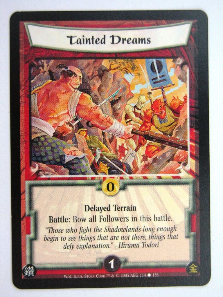 Vintage L5R Cards: TAINTED DREAMS # 27F98