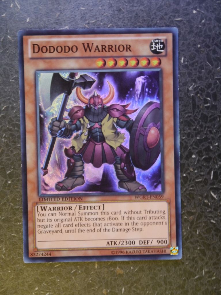 Yugioh Cards: DODODO WARRIOR WGRT SUPER  RARE # 2H68