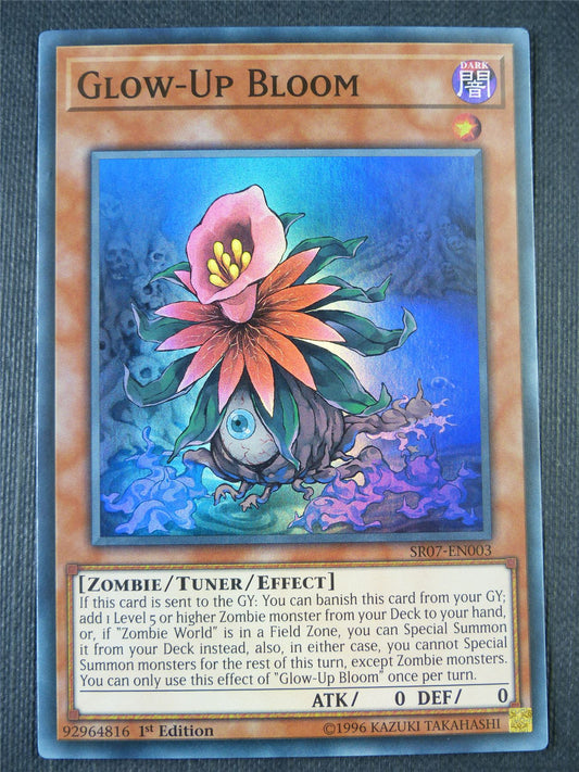 Glow-Up Bloom SR07 Super Rare - 1st ed Yugioh Card #7OQ