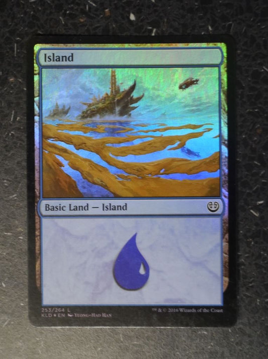 MTG Magic Cards Foil: ISLAND 253/264 # 10E33