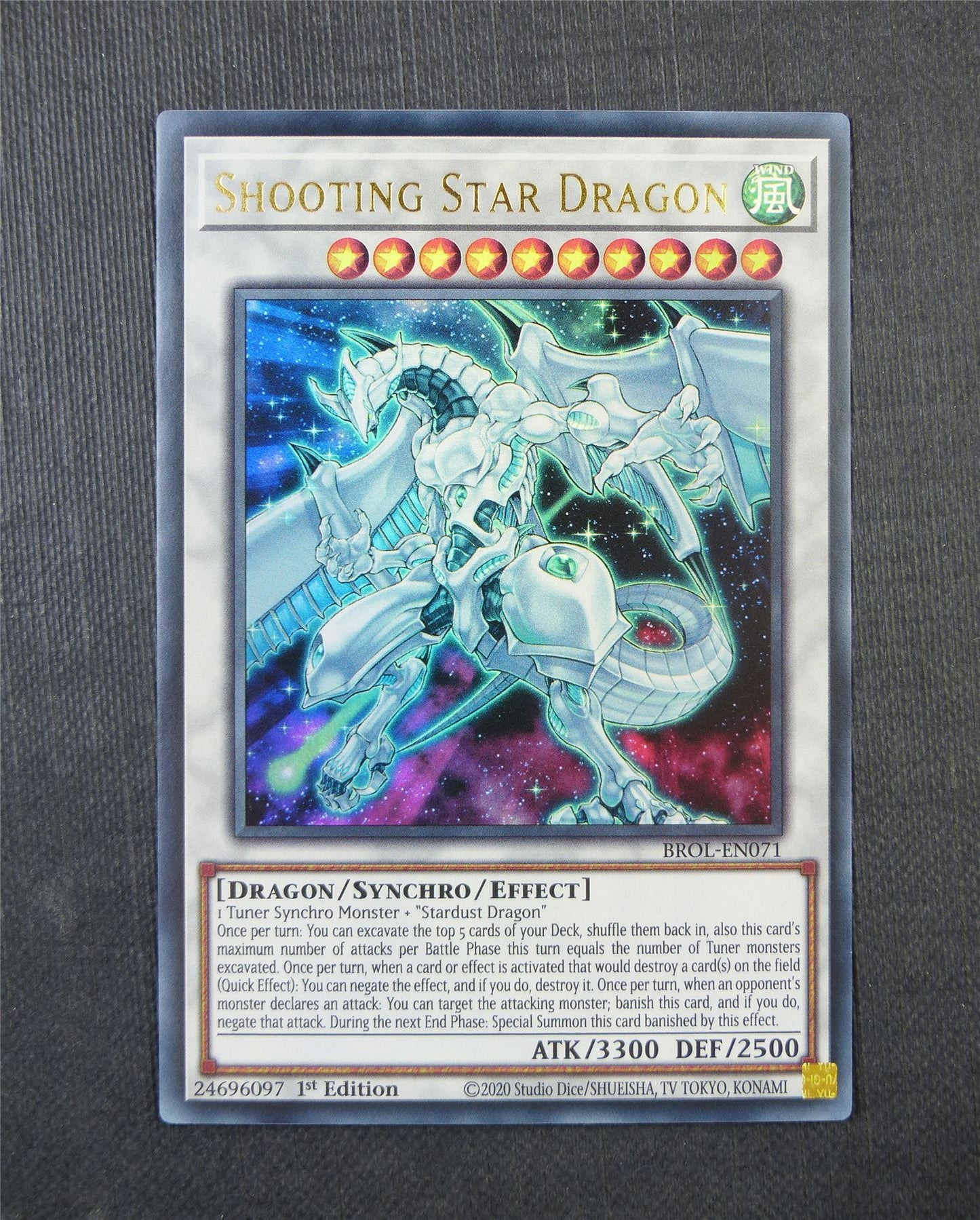 Shooting Star Dragon BROL Ultra Rare 1st Ed - Yugioh Card #5EZ