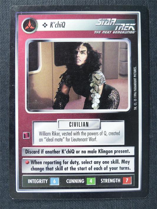 K'chiQ - NG - Star Trek Cards #S6