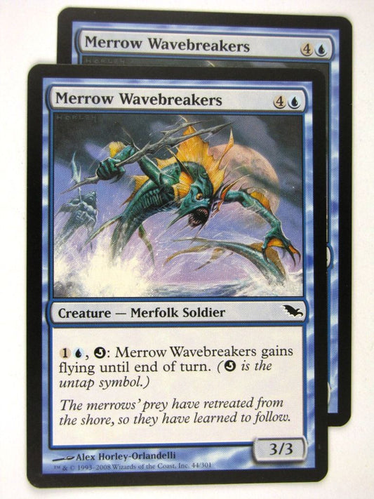 MTG Magic: the Gathering Cards: MERROW WAVEBREAKERS x2: SHM