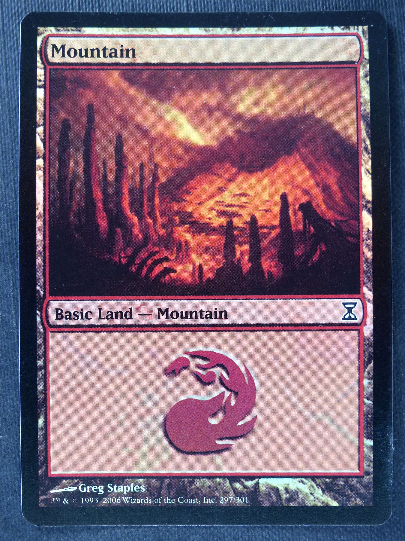 Mountain 297/301 Foil - Mtg Magic Cards #QP