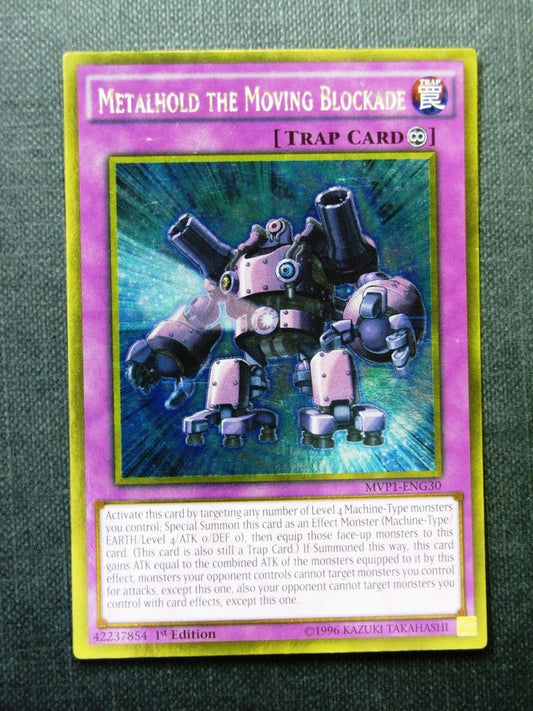 Metalhold The Moving Blockade MVP1 Gold Rare - 1st ed - Yugioh Cards #1NQ