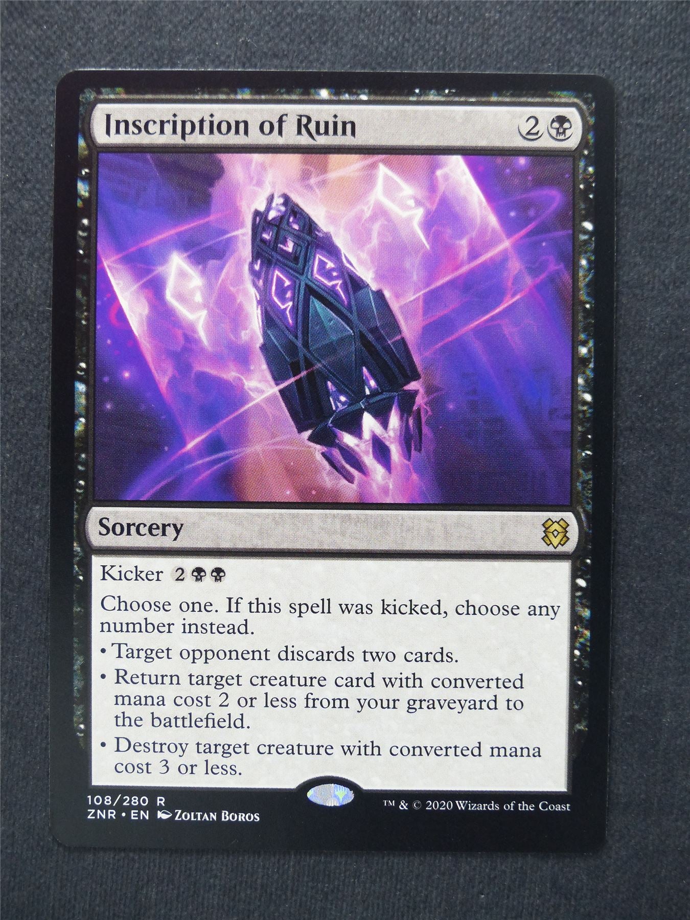 Inscription of Ruin - Mtg Magic Cards #7K