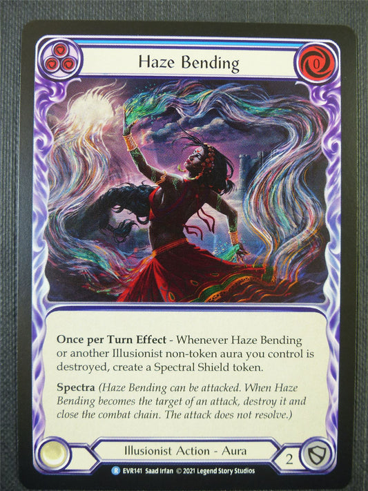 Haze Bending Blue - 1st ed Everfest - Flesh & Blood Card #6HI