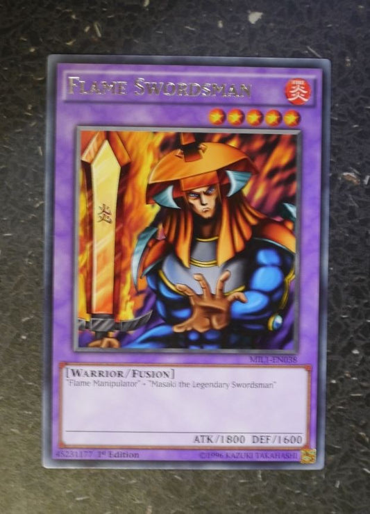 YuGiOh Cards: FLAME SWORDSMAN MIL1 RARE # F73