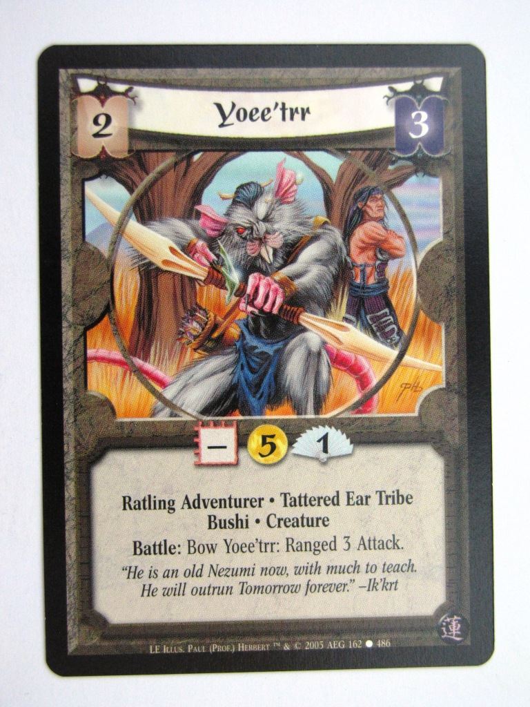 Vintage L5R Cards: YOEE'TRR # 27G98