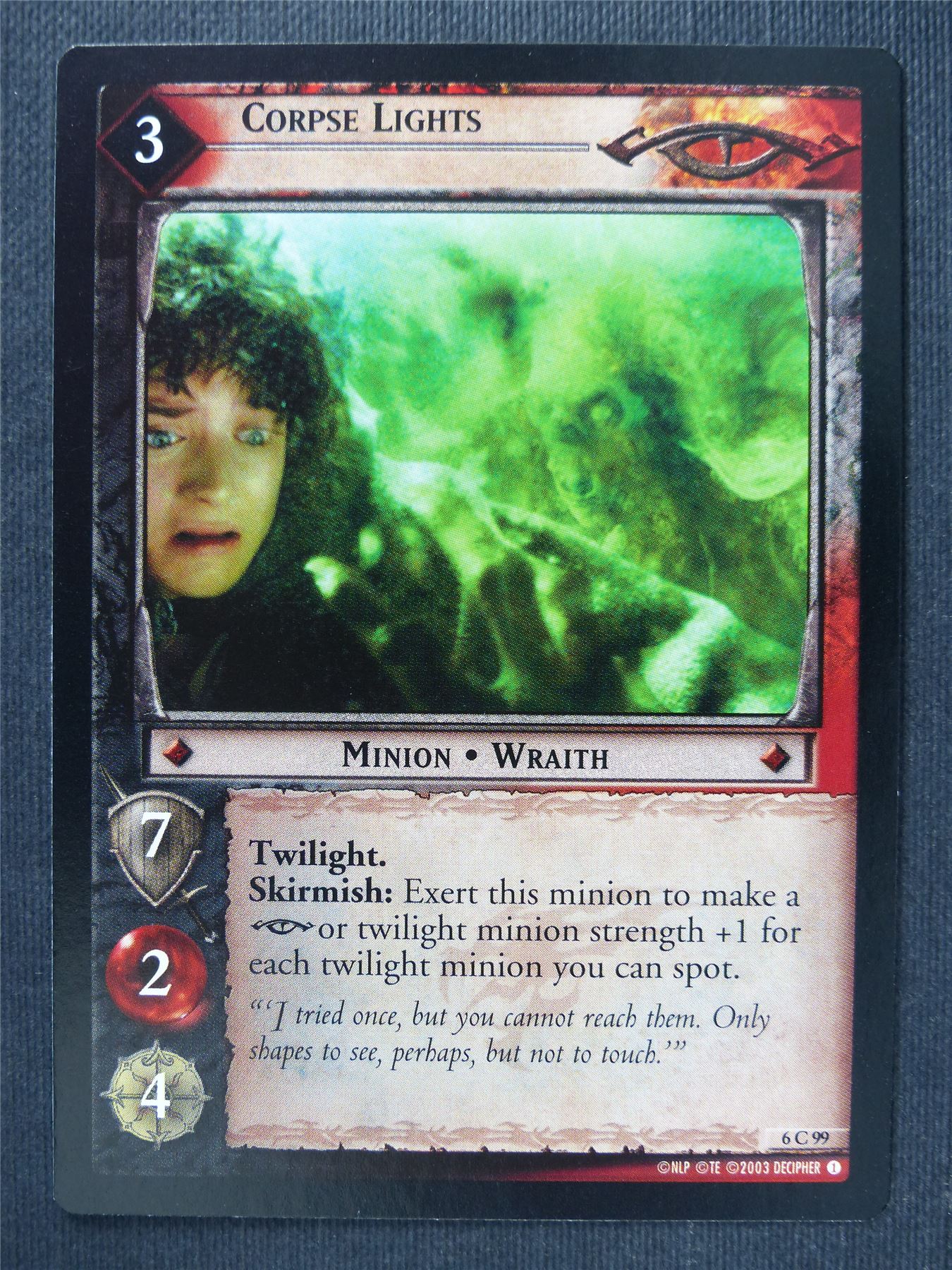 Corpse Lights 6 C 99 - LotR Cards #3OS